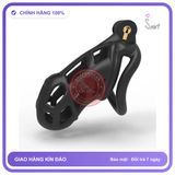 (Che Tên) Khóa Dương Vật Cobra Đen Nhám Cao Cấp Bảo Đảm