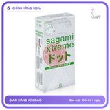 (Che Tên) Bao cao su Sagami thương hiệu Nhật, có gân mang lại cảm giác mới lạ Hộp Trắng Kín