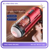 (Che Tên) Âm Đạo Giả Thiết Kế Giống Khoang Máy Bay Hút Thụt Rung Hỗ Trợ 24/7