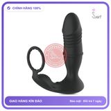 (Che Tên) Plug Thụt + Rung Động Cơ Kép 18 Chế Độ Cao Cấp Bảo Đảm