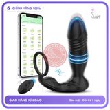 (Che Tên) Plug Thụt + Rung Động Cơ Kép 18 Chế Độ Cao Cấp Bảo Đảm