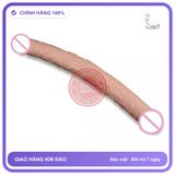 (Che Tên) Dương Vật Giả 2 Đầu Mềm Dẻo Chân Thật Chuẩn Auth