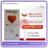 (Che Tên) Bao Cao Su Masculan Pur Chính Hãng – Siêu Mỏng, Có Mùi Thơm Giao Nhanh Toàn Quốc