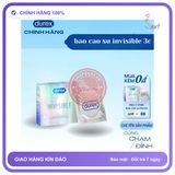 (Che Tên) Bán Chạy 1 Hộp Bao Cao Su Durex Hàng Chính Hãng Hộp 3 Chiếc Siêu Mỏng 773190 - Hàng Mới Về