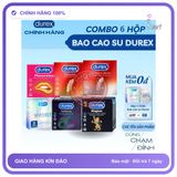 (Che Tên) Combo 6 Hộp Bao Cao Su Durex Hàng Chính Hãng Trợ Giá Cực Sốc 773189 - Hàng Mới Về