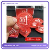 (Che Tên) Bao cao su siêu mỏng Olo 0.01mm đỏ nóng ấm chống nhiều gel bôi,chống xuất tinh sớm (hộp 10 cái) Giao Nhanh Toàn Quốc