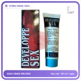 (Che Tên) Gel bôi tăng kích thước dương vật Developpe Sex – kéo dài thời gian quan hệ –lọ 50ml Hỗ Trợ 24/7