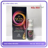 (Che Tên) Gel bô.i trơ.n Tăng Khoái Cảm Cho Nữ Lifestyles Skyn Excite Chính hãng lọ 15ml Cao Cấp Bảo Đảm