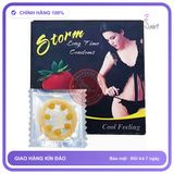 (Che Tên) Bao cao su Storm bi kéo dài thời gian hương dâu hộp 10 chiếc - Hàng Mới Về