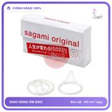 (Che Tên) Bao Cao Su Sagami Original 0.01 Siêu Mỏng hộp 5 cái Giao Nhanh Toàn Quốc
