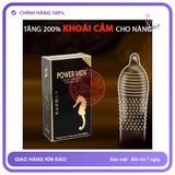 (Che Tên) Bao Cao Su Gân Gai Hương Dâu Power Men Strawberry - Hàng Mới Về