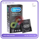 (Che Tên) Bao Cao Su Durex Performa siêu mỏng hộp 12 chiếc Hộp Trắng Kín