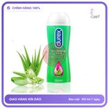 (Che Tên) Gel bô.i trơ.n Massage Body Hương Nha Đam Durex Play 2in1 - 200ml Chuẩn Auth