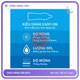 (Che Tên) Combo 2 Hộp Bao Cao Su Durex Jeans 3s Hộp Trắng Kín