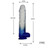Dương Vật Giả Dính Tường Trong Suốt Yeain Enduro Blaster 9.5