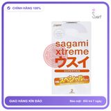 (Che Tên) Bao cao su siêu mỏng Nhật Bản Sagami Super Thin Hộp 10 Cái Giao Nhanh Toàn Quốc
