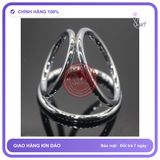 (Che Tên) Vòng Inox 3 Nhánh Hộp Trắng Kín