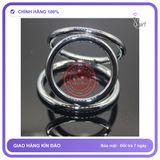 (Che Tên) Vòng Inox 3 Nhánh Hộp Trắng Kín