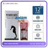(Che Tên) Bao Cao Su Power Men Longer Plus Cá Ngựa Bạc, Hộp 12 Cái Cao Cấp Bảo Đảm