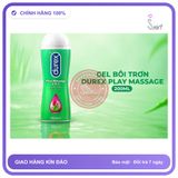 (Che Tên) Gel Bôi Trơn Massage Durex Play 2 in 1 Chính Hãng - 200ml Bảo Mật Tuyệt Đối
