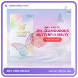 (Che Tên) Bao Cao Su Nhiều Chất Bôi Trơn Jex Glamourous Butterfly Melty - Snapshop