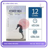 (Che Tên) Bao cao su Power Men Longer Plus - Kéo dài thời gian quan hệ - Hàng Mới Về
