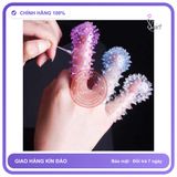 (Che Tên) Bao cao su gân gai đeo ngón tay combo 3 chiếc Giao Nhanh Toàn Quốc