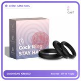 (Che Tên) Set Vòng Đeo Stay Hard Dạng Tròn Kéo Dài Thời Gian Quan Hệ - Hàng Mới Về