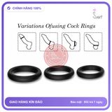 (Che Tên) Set Vòng Đeo Stay Hard Dạng Tròn Kéo Dài Thời Gian Quan Hệ - Hàng Mới Về