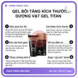 (Che Tên) Gel Titan Gold dùng 30 lần Trợ Giá Tốt Kèm Quà Tặng Hộp Trắng Kín