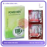 (Che Tên) Bao Cao Su Size Lớn 55mm Siêu Mỏng Power Men Comfortable Ultrathin - Snapshop