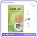 (Che Tên) Bao Cao Su Size Lớn 55mm Siêu Mỏng Power Men Comfortable Ultrathin - Snapshop