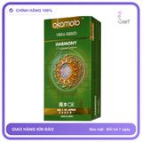 (Che Tên) Bao Cao Su Gân Gai Không Mùi Okamoto Harmony Nhật Bản Hỗ Trợ 24/7