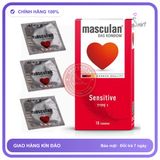 (Che Tên) Bao Cao Su Masculan Sensitive Mỏng Nhiều Gel Của Đức Bảo Mật Tuyệt Đối