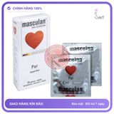 (Che Tên) Bao Cao Su Siêu Mỏng Masculan Pur Của Đức Hộp 10 Chiếc Hộp Trắng Kín