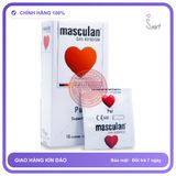 (Che Tên) Bao Cao Su Siêu Mỏng Masculan Pur Của Đức Hộp 10 Chiếc Hộp Trắng Kín