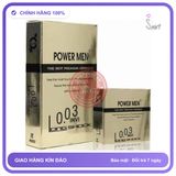 (Che Tên) Bao cao su siêu mỏng hỗ trợ kéo dài thời gian Power Men 0.03 Invi Long Shock - Snapshop