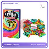 (Che Tên) Bao Cao Su Size Nhỏ Sagami Miracle Fit 10s Che Tên SP Hộp Trắng Kín