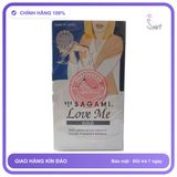 (Che Tên) Bao Cao Su Không Mùi Sagami Love Me Gold Bảo Mật Tuyệt Đối