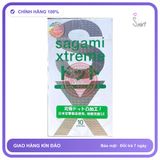 (Che Tên) Bao Cao Su Có Gai Sagami Xtreme White Hộp 10 chiếc Cao Cấp Bảo Đảm