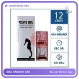 (Che Tên) Bao Cao Su Gây Tê Kéo Dài Cho Nam Power Men Longer Plus Type 12s Cao Cấp Bảo Đảm