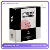 (Che Tên) Bao Cao Su Siêu Mỏng Power Men 0.03 Invi Chính Hãng 54601 - Hàng Mới Về