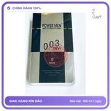(Che Tên) Bao Cao Su Siêu Mỏng Power Men 0.03 Invi Chính Hãng 54601 - Hàng Mới Về