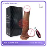 (Che Tên) Dương Vật Giả Rung + Thụt + Ngoáy + Tạo Nhiệt Silicon Mềm Dẻo - Snapshop