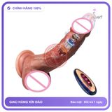 (Che Tên) Dương Vật Giả Rung + Thụt + Ngoáy + Tạo Nhiệt Silicon Mềm Dẻo - Snapshop