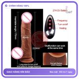 (Che Tên) Dương Vật Giả Rung + Thụt + Ngoáy + Tạo Nhiệt Silicon Mềm Dẻo - Snapshop
