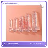 (Che Tên) Dương Vật Giả Trong Suốt/Đen/Da Người Không Rung Chuẩn Auth