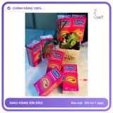(Che Tên) (mua 2 tặng 1) Bao Cao Su Durex Pleasuremax Size Lớn 56mm Hộp 12 Cái tăng khoái cảm chính hãng Hộp Trắng Kín