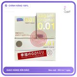 (Che Tên) Bao cao su siêu mỏng Sagami Original 0.01 Nhật Bản Hộp Trắng Kín