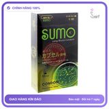 (Che Tên) Bao cao su Sumo Nhật Bản gân gai, kéo dài thời gian, Hộp 12 bao Hỗ Trợ 24/7